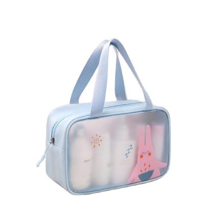 China Waterproof Women Travel Storage Bag Toiletry Organize Waterproof Makeup Cosmetic Portable Transparent Cases Bag Female PVC Wash Pouch for sale