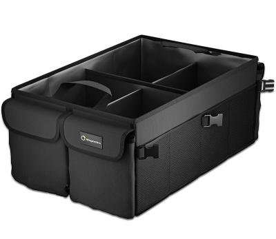 China Can Fold Car Trunk Organizer - Large Folding Multi Compartment Car Storage Organizer for sale