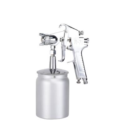 China RONGPENG Pneumatic Paint Finishing Tool R71S 600cc Industrial Pneumatic Paint Airbrush Spray Gun Pneumatic Gun for sale