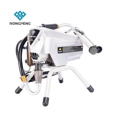 China Paint Spray Gun Black Friday Treats Week Heavy Duty Electric Airless Piston Pump RONGPENG R488 Paint Sprayer Easy Change Filter for sale