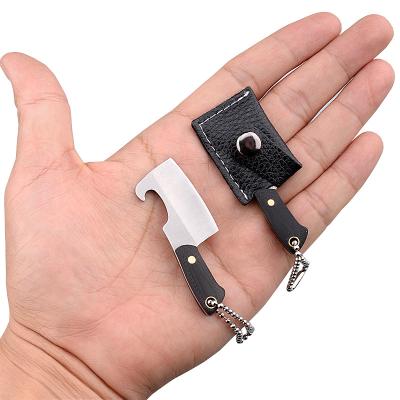 China Wholesale Stainless Steel Key Chain Outdoor Pocket Knife Mini Knife Hobby Knife Portable Non-variable Cheap Prices for sale