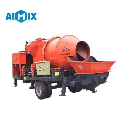 China JBS30 Mobile Mini Concrete Placing Concrete Mixer With Pump for sale