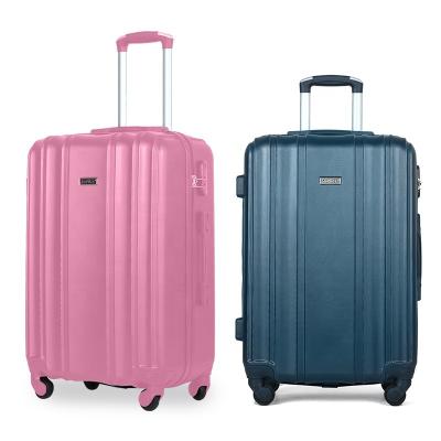 China Hot Sale Lightweight Durable 7Piece Adult Trolley Luggage Set Suitcase ABS Colorful Traveling Adult Luggage for sale