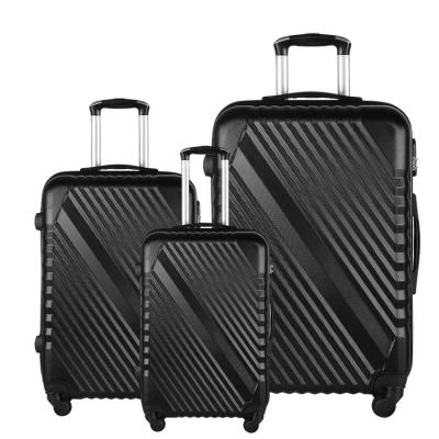 China Lightweight Durable 4pcs Luggage 20 24 28 Inch Easy Travel Trolley Airport Suitcase Eco-Friendly Travel Luggage With ABS for sale