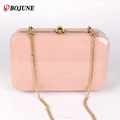 China Lightweight Durable Candy Colors Evening Hard Case Clutch Bag Cross - Body Bag For Women for sale