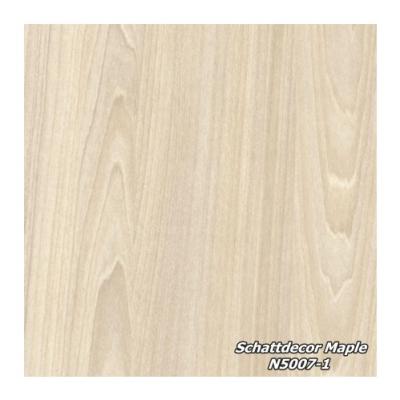 China Non Self Adhesive Wood Grain PVC Lamination Decorative Film For MDF Board for sale