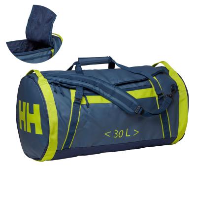 China Tarpaulin Waterproof Duffel Bag PVC Tarpaulin Tote Travel Duffel Bag For Sports Traveling Gym for sale