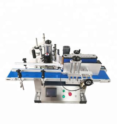 China Food desktop label automatic sticker labeling machine for round bottle labeling machine for sale