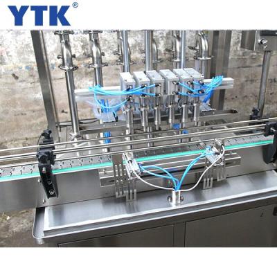 China Automatic Six Head Pneumatic Straight Paste Filler Machine Automatic Food Filling Filling Machine Price for sale