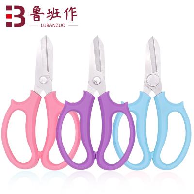 China Stainless Steel Plant Shears Grafting Trimming Scissors Garden Grape Flower Pruning Scissors for sale