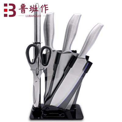 China Sustainable New Design 3Cr13 Stainless Steel Kitchen Knives 6 Piece Set Cooking Knife Set for sale