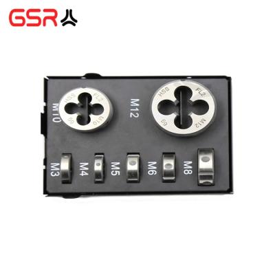 China Thread Cutting GSR China Internal Threading Tools Round Die and Die Holder with DIN 225 Box Metal Die Holder for sale