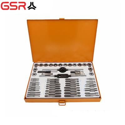 China ALLOY HSS4241 4341 m2 M35 60Pcs Tap and Die Set Machine Metric M2 Tap and Die Drill Tap Machine for sale