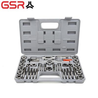 China Unc Unf ALLOY HSS4241 4341 m2 M35 40Pcs Meric / Hand Taps And Dies Hand Tap Die Set for sale