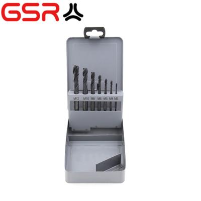 China ALLOY HSS4241 4341 m2 M35 21pcs HSS hand tap set faucet and die set with a metal box for sale