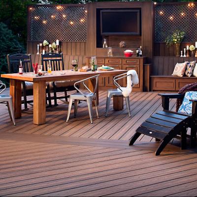 China Outdoor Eco-friendly WPC Decking For Terrace / Wood Plastic Terrace Decking / Terrace Deck for sale