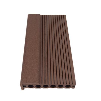 China WPC WPC Installation Accessory Decking End Cap L-Corner Straight Compound Angle Strips Tarping for sale