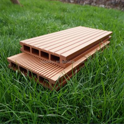 China PE decking 135*22mm outdoor outdoor waterproof laminate flooring Cheap PE decking for sale