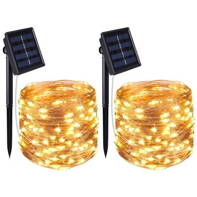 China 3 5M 50Leds IP65 Waterproof Outdoor Copper Wire Decorative Lighting Fairy LED String Solar Powered Light For Wedding Party for sale