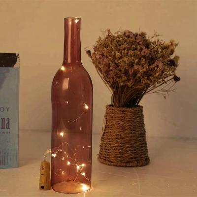 China 2020 DIY Decoration Hot Sale Wine Cork Bottle Top Lights Cork Battery Copper Wire String Lights DIY for sale