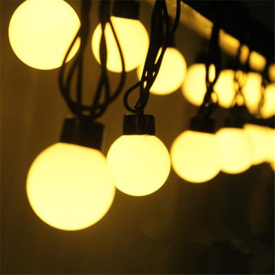 China Automatic LED String 10m 100 LED Colorful Light Ball Globe Color Changing Instant Light Bulb Colorful LED String for sale