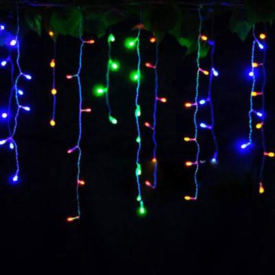 China 300LEDS 3*3M Warm White 300LEDS 3*3M Garland Party Garden Outdoor Decorative Christmas LED Icicle Curtain String Light for sale