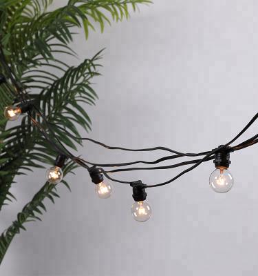 China Outdoor Holiday Festoon Light LED Festoon Lighting Patio Globe E27 Lamp HolderG40 String Lights for sale