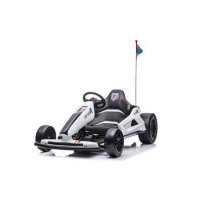 China 12v 24v Electric Rechargeable Mini Go Kart Ride On Car for Child Plastic Material for sale