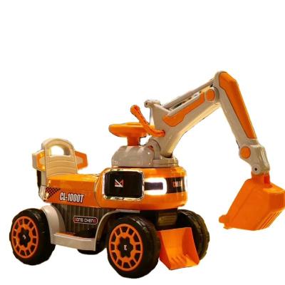 China Plastic Electric Excavator Car Toys for Kids 2022 Year Gifts Age Range 2 to 4 Years for sale