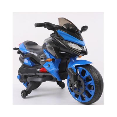 China 12V Plastic Blue Rechargeable Battery Operated Kids Ride On Motorcycle for Unisex for sale