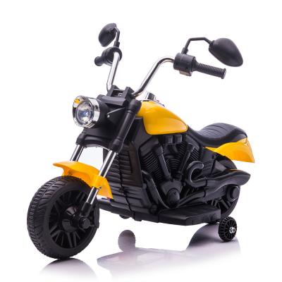 China Ride On Toy Style White Plastic Baby Toy Electric Child Motorcycle for Kids for sale