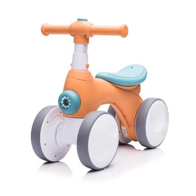 China 2022 Green Plastic Baby Balance Car Carriage Toys for Kids Ride-On Car Balanced Bike for sale