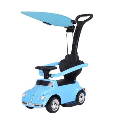 China 2022 Style Baby Licensed Foot To Floor Kids With Enfant Ride On Push Folding Car For Kids for sale