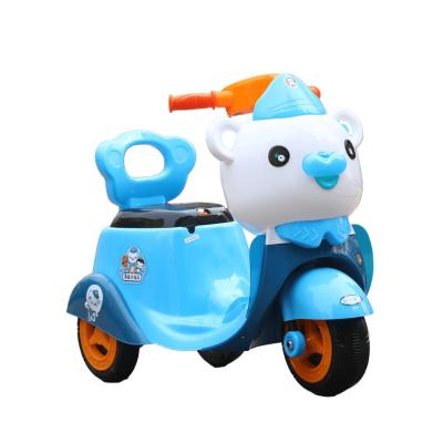 China Dynamic Music Function 2022 Electric Tricycle Motorcycle Car for Kids Unisex and Fun for sale