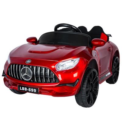 China Plastic 2023 Ride On Car Electric Toy voor kinderen met koele verlichting en dubbele deuren Te koop