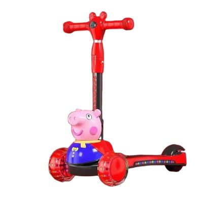 China Good Kick ride on Scooter car Foot Pedal Folding Stand For baby balance car Plastic for sale