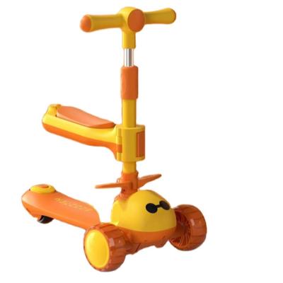 Chine 3 en 1 multi-fonction Baby Walker 3 roues sur le volant pliable Grand roue scooter voiture pour les enfants à vendre