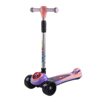 Chine Éclairage musical Scooter pliant pour enfants Rose/Bleu/Jaune/Verde à vendre