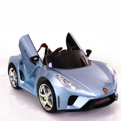 China Kids' Music Swing Toy Ride On Car with Remote Control Yellow/Stoving Varnish Red for sale