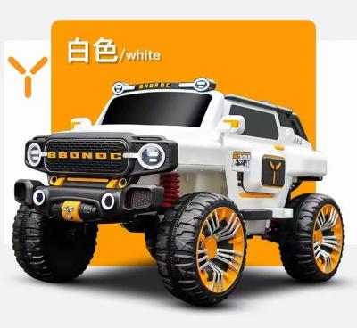 China 2023 White PP Four-wheel Electric Vehicle Upgradable to Four-wheel Drive for Children for sale