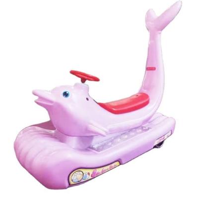 China Unisex Electric Ride On Car for Kids and Adults Dazzling Colorful Dolphin Amusement Park for sale