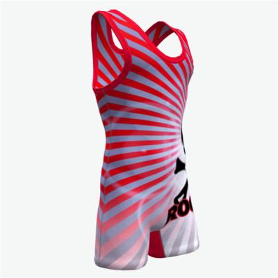 China 2022 New Arrival Wholesale Quick Dry Custom Polyester Sublimation Wrestling Wear for sale