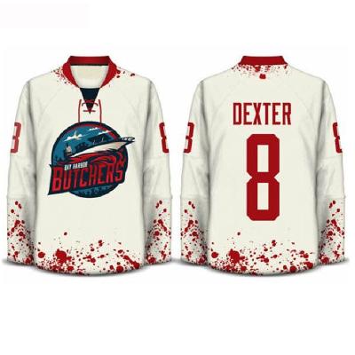 China Quick Dry Custom Design New Arrival Sublimation Ice Hockey Jersey for sale