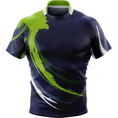 China Wholesale Pro Quality Antibacterial Custom Design Sublimated Custom Team Wear Rugby Jersey for sale