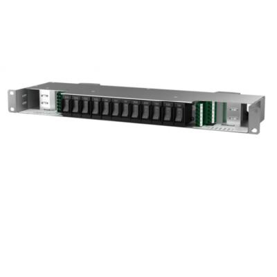 China 19 Inch 12 Power Distribution Unit Single Feed Dual Drive PDU 1U Distributions MCB (D00001.018) 1U /19” /160 mm (including rear terminals) for sale