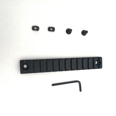 China Aluminum Alloy 13 Slot MLOK Rail Section Picatinny Rail For MLOK Handguard Mount Rail Sytstem for sale