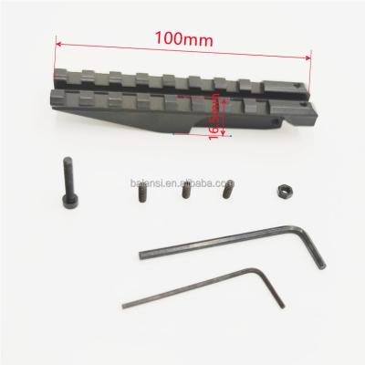 China Rear Sight Tactical Scope Aluminum Alloy Accessories AK Rail Picatinny Mount For AEG AK47 Optics for sale