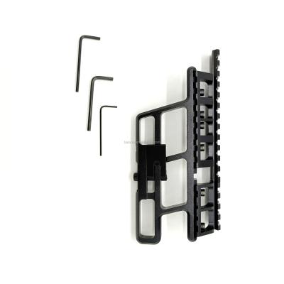 China Aluminum Alloy Quick Detach Rail Scope Mount Base Picatinny Rail AK Side Mount For AK 47 SIDE AK for sale