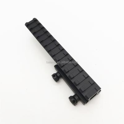 China Aluminum alloy 14 slots expansion low profile air gun picatinny rail 20mm 20mm 20-20 0.5 inch riser mount pcatinny rail for sale