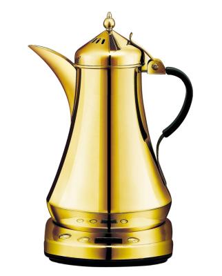 China 360 degree rotation base automatic stainless arabic coffee maker, digital control, LED display, high quality and reliability for sale